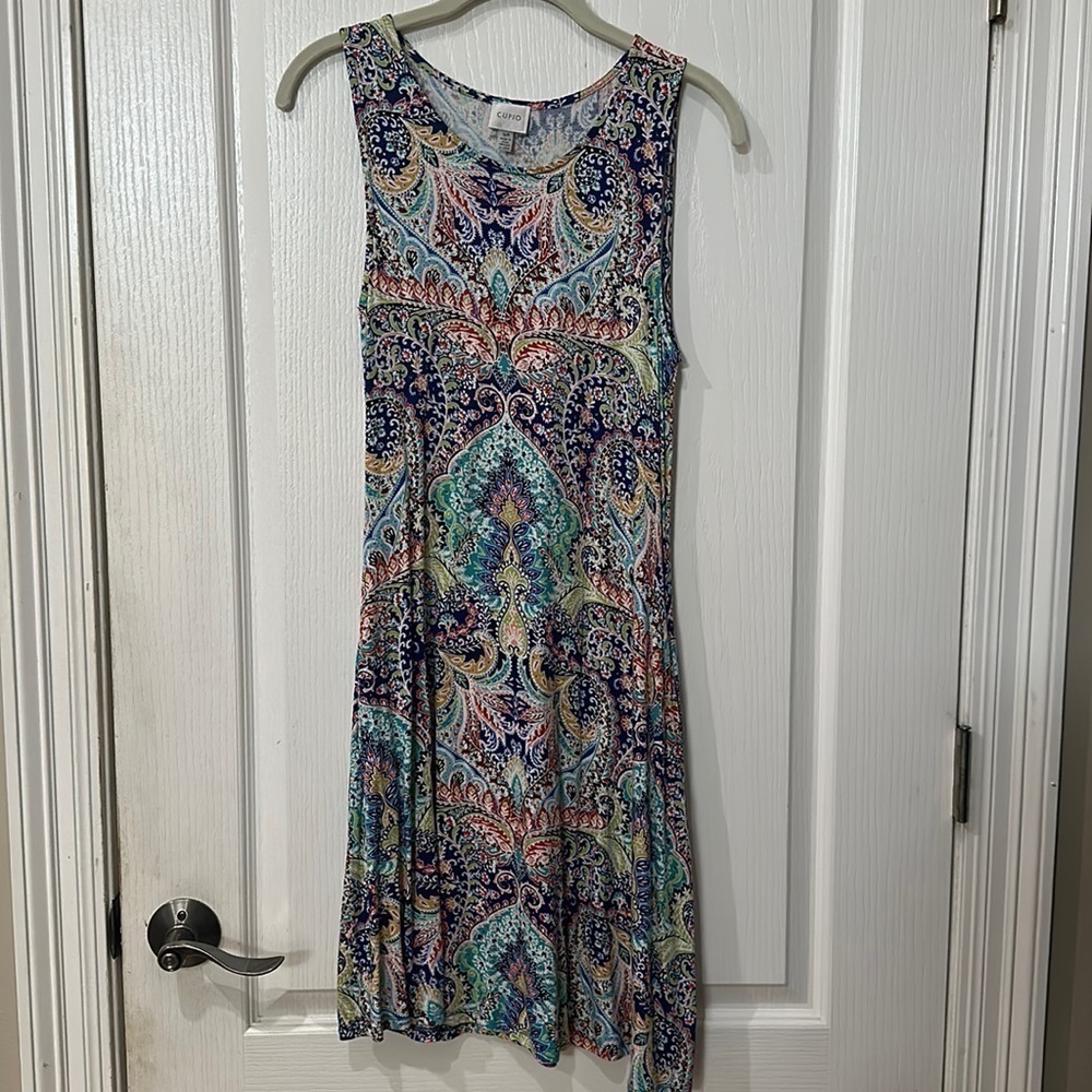 Cupio size S/P Sleeveless multicolor dress